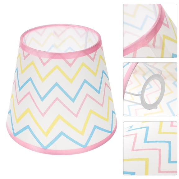 SOPOTUTU Comfortable Fabric Lighting Shade Lampshade Multi-Colored 1Pack for Bedroom Lamp
