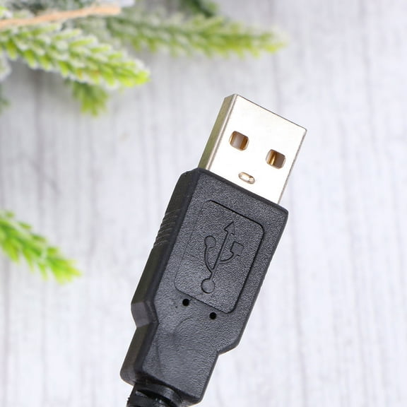 SOPOTUTU Usb Extension Wire USB to DC Power Cable Black 1Pcs Small Electronics Devices
