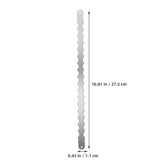 SOPOTUTU 2-Pack Stainless Steel Replacement Bread Bow Blades with Serrated Edge for Kitchen and Baking Use