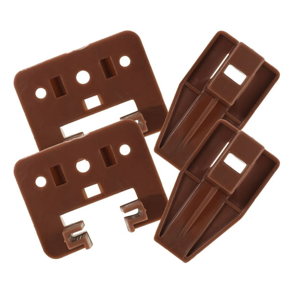 SOPOTUTU 2 Sets Drawer Slide Replacement Parts, Smooth Drawer Guides for Home and Office Furniture Hardware