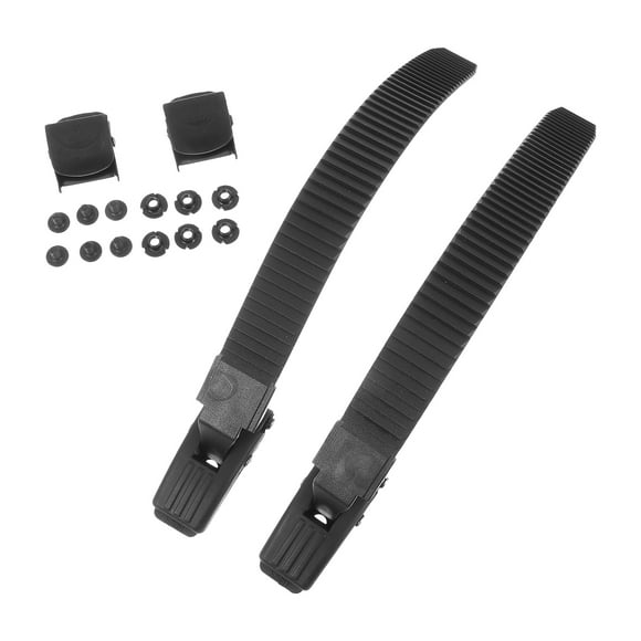 SOPOTUTU Universal Skates Belt Plastic Black 2 Sets