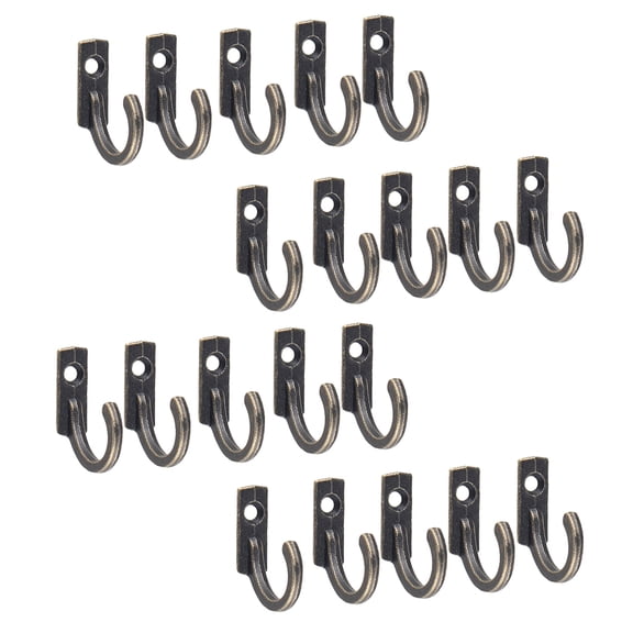 SOPOTUTU 20Pcs Metal Cabinet Hook Hangers, , Assorted Colors, Kitchen and Home Organizer