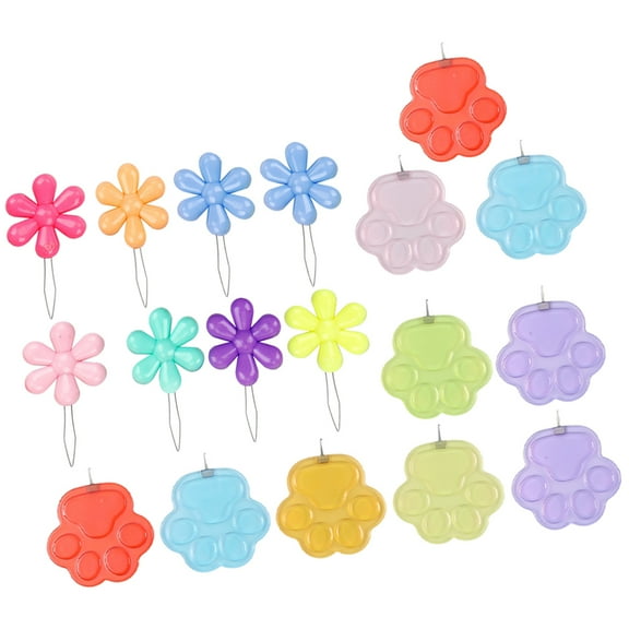 SOPOTUTU 20pcs Metal Needle Threaders Assorted Color Practical Design