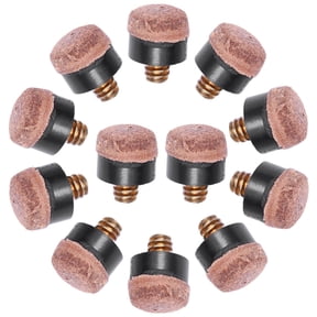 SOPOTUTU 25-Pack Screw-On Cue Tips for Billiards, Pool, Snooker & Table Tennis - Replacement Tips for Players