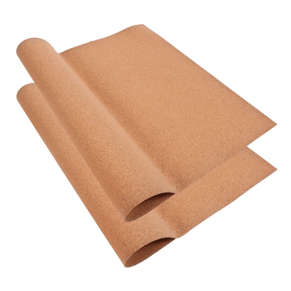 SOPOTUTU 2-Pack Cork Shelf Liners for Kitchen Cabinets, Simple Design with Noise Reduction and Easy Installation