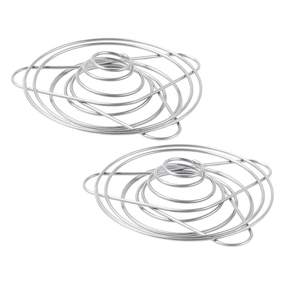 SOPOTUTU 2-Pack Stainless Steel Folding Coffee Funnel Holder and Filter Rack for Camping, Outdoor, Travel, and Home Brewing