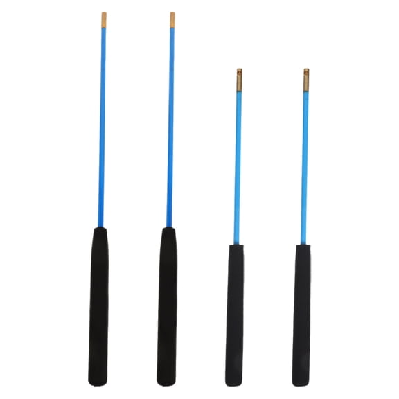 SOPOTUTU 2 Pairs Handstick Diabolo Juggling Set with Reinforced Glass Plastic for Outdoor Fun and Middle-aged Activities
