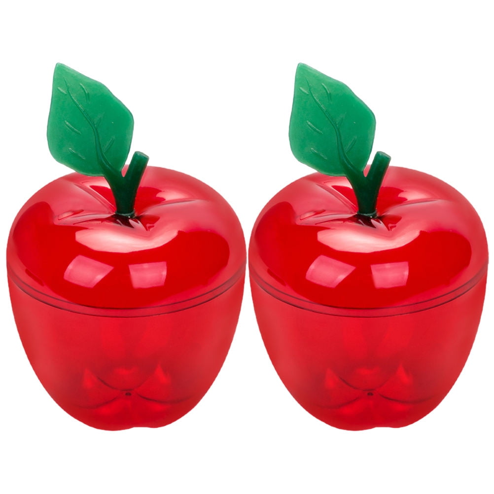 SOPOTUTU Apple Party Favors Red Apple Shaped Candy Container Plastic ...