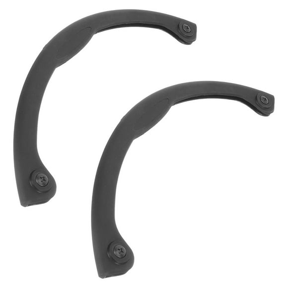 SOPOTUTU 2Pcs Edge Protection Black Rubber Skateboard Accessories for Outdoor Enthusiasts