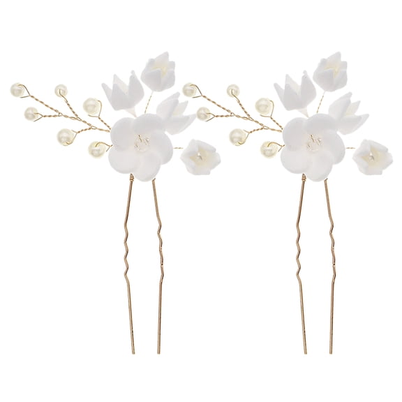 SOPOTUTU 2Pcs Hair Ornaments Women For Wedding Updos Versatile Use Lightweight Comfort Multi Alloy