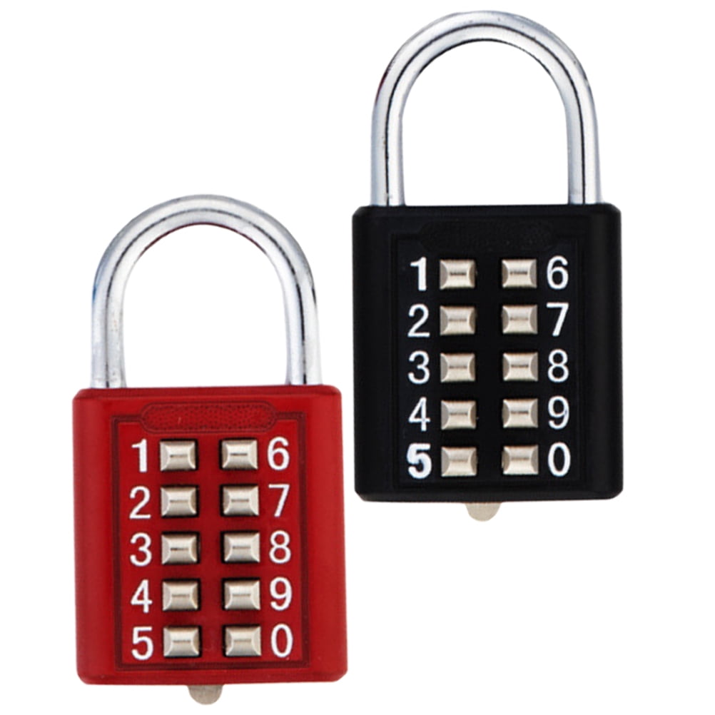 SOPOTUTU Portable Travel Lock Zinc Alloy Assorted Color 2Pcs - Walmart.com