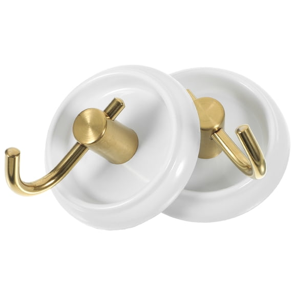 SOPOTUTU 2-Pack Strong Adhesive Wall Hooks for Bathroom, Kitchen, and Home Organization, Easy to Install and Hold