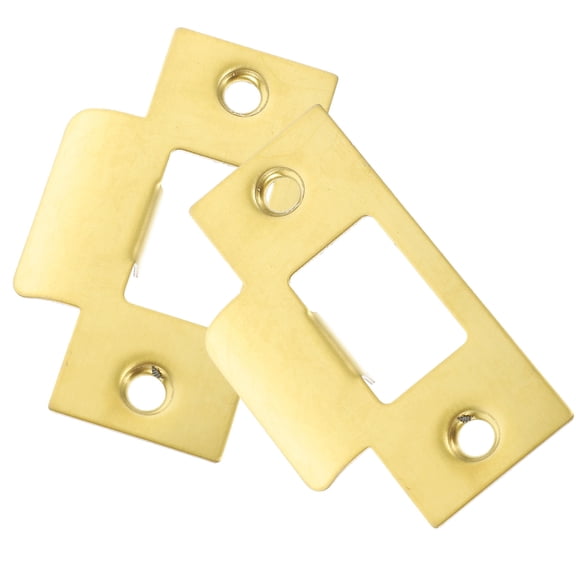 SOPOTUTU 2Pcs Golden Door Knob Plate Stainless Steel Door Reinforcement Repair Kit