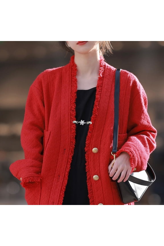 2pcs Scarf Rings Clip Fashionable Design Zinc Alloy Securing Shawls For Women Weddings