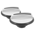 thumbnail image 1 of SOPOTUTU 2Pcs Replacement Washer Knob in Grey ABS Plastic Compatible with Washing Machine Controls, 1 of 8