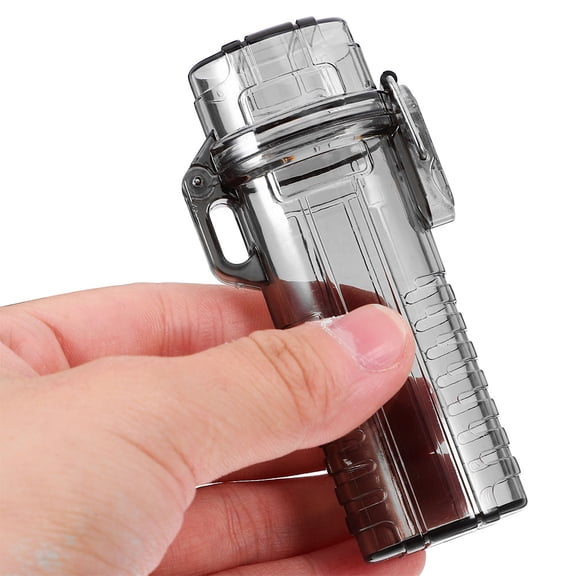 SOPOTUTU 2-Pack Clear Torch Lighter Cases with Transparent Design for Easy Visibility and