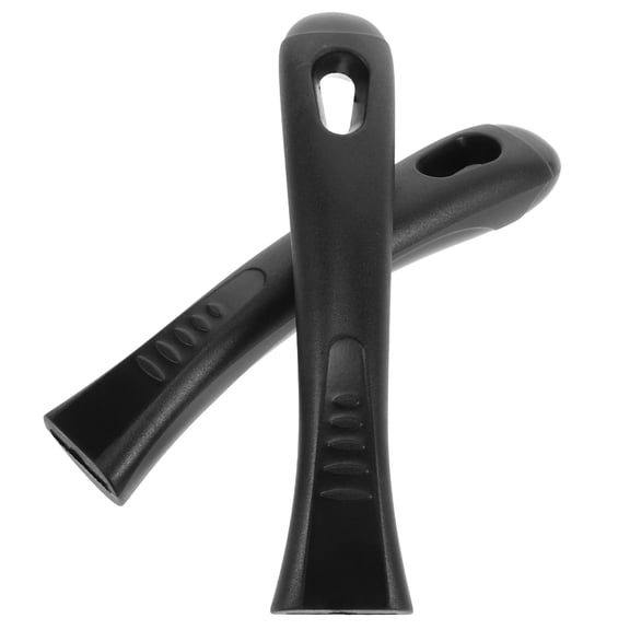 SOPOTUTU 2-Pack Black Plastic Pot Handles Replacement for Cooking Pots and Kitchen Utensils
