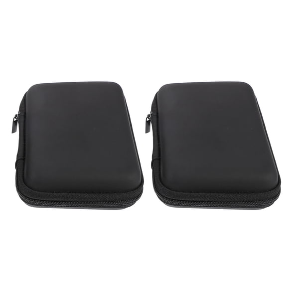 SOPOTUTU 2Pcs Black Cable Organizer Bag for Home Use with Large Capacity and Cord Management