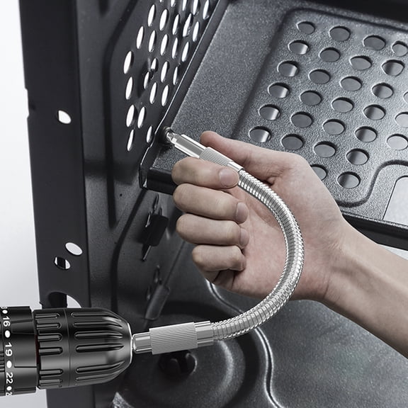 SOPOTUTU Flexible Drill Bit Extension Drill Bit Extensions Metal 2Pcs