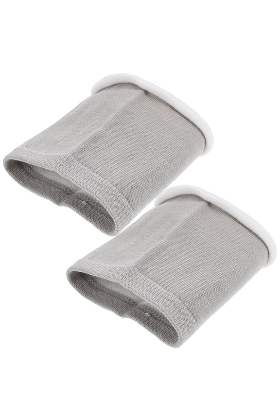 Grey Cotton Face Mask Liners Reusable Washable for Home Use 2Pcs