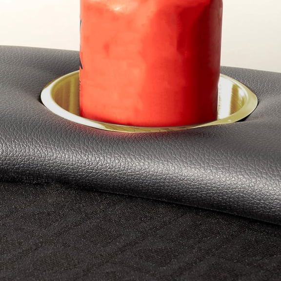 SOPOTUTU 2pcs Metal Cup Holder Inserts for Car, Boat, RV, Sofa, Camper, and Game Tables Drink Holders