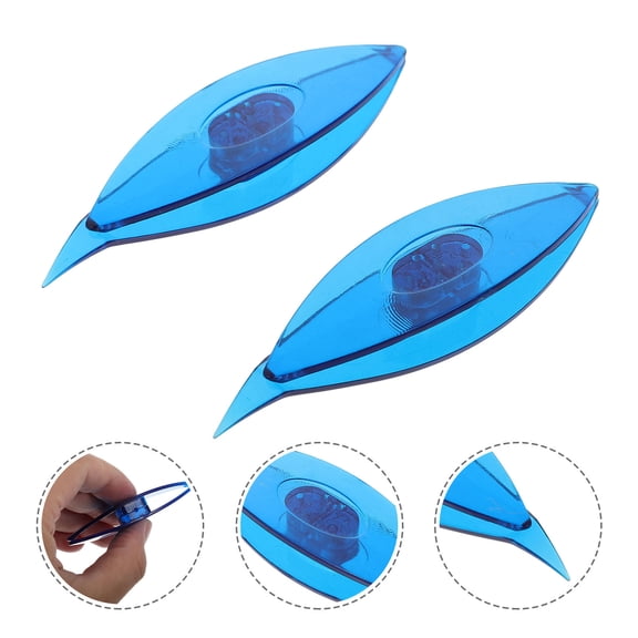 SOPOTUTU Tatting Supplies Hand Lacemaking Craft Blue Crocheted Fabrics Hobbyists 2pcs