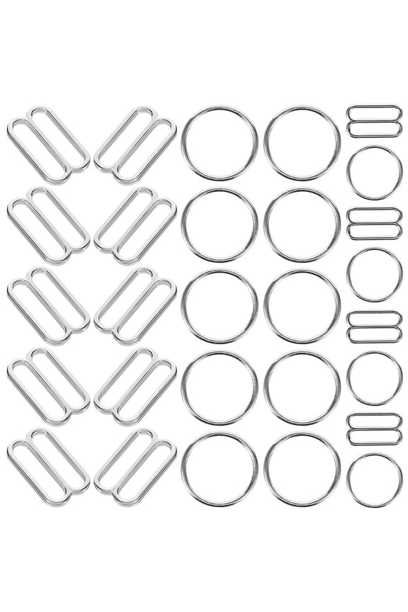 30 Pairs Adjustable Bra Strap Clips for Women, Lingerie Accessories for , Swimwear, and