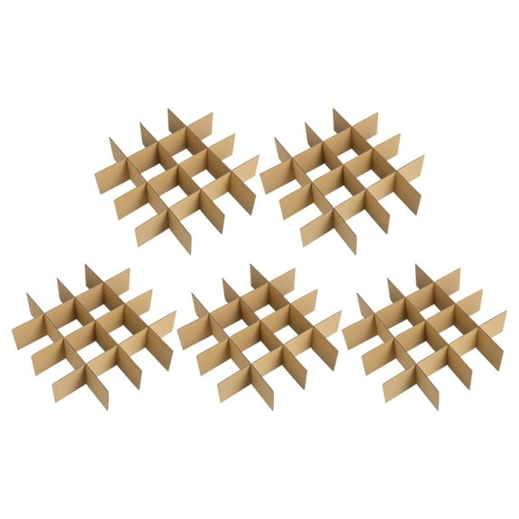 SOPOTUTU 30Pcs Recyclable Cardboard Dividers for Moving Glassware and Dish Packing Beige