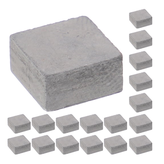 SOPOTUTU 30Pcs Grey Miniature Bricks Model For Crafting Dollhouse Accessories And Miniature Scene
