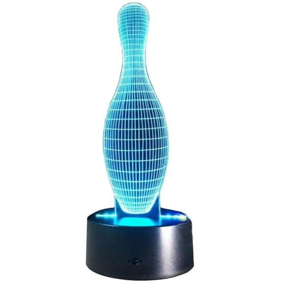 SOPOTUTU Acrylic Bowling LED Lamp 3D Night Light Color Change Romantic Atmosphere Table Lamp