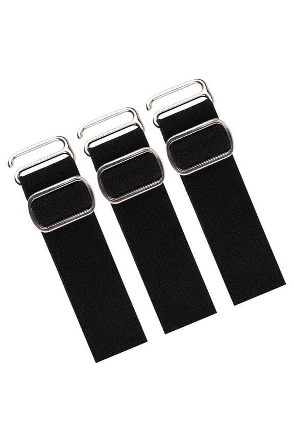 3Pcs Adjustable Black Hat Strap Replacement for Baseball Caps and Sun Hats Easy to Install
