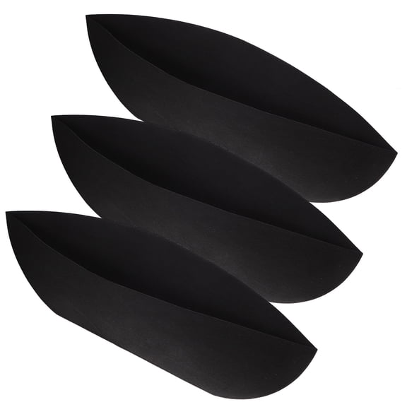 SOPOTUTU 3pcs Black Nonwoven Fabric Plant Liners for Garden Nursery Pots Breathable 23.6x7.9x7.9 inches