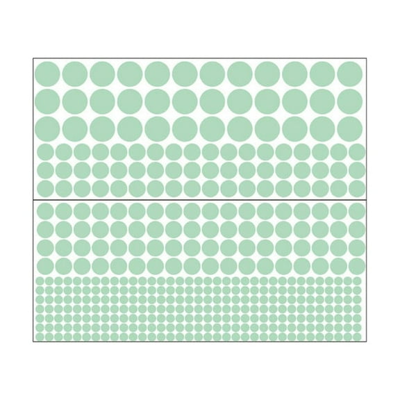 SOPOTUTU 407-Piece Glow in the Dark Light Stickers, PVC Circular Wall Decals for Kids Rooms and Bedroom Decor