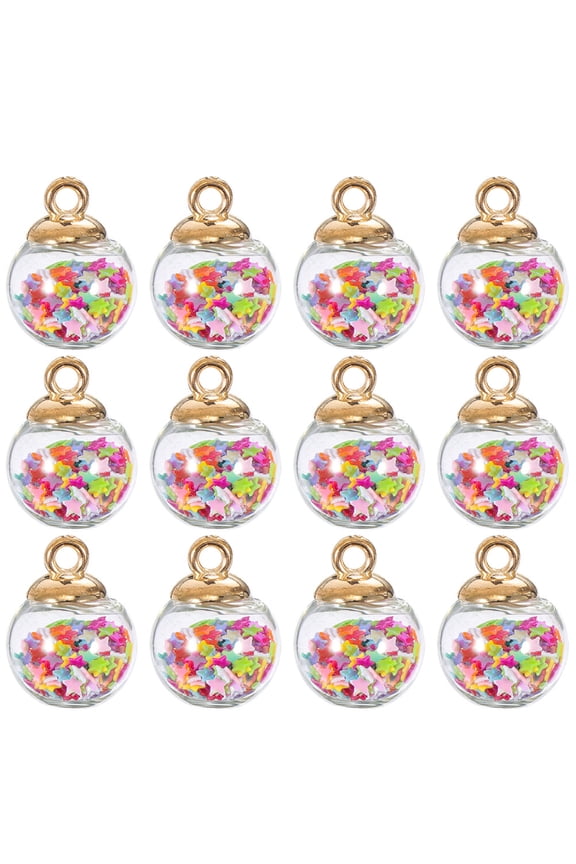 40Pcs Assorted Color Sequin Charms for Jewelry Making, Crafting, Hanging Decorations