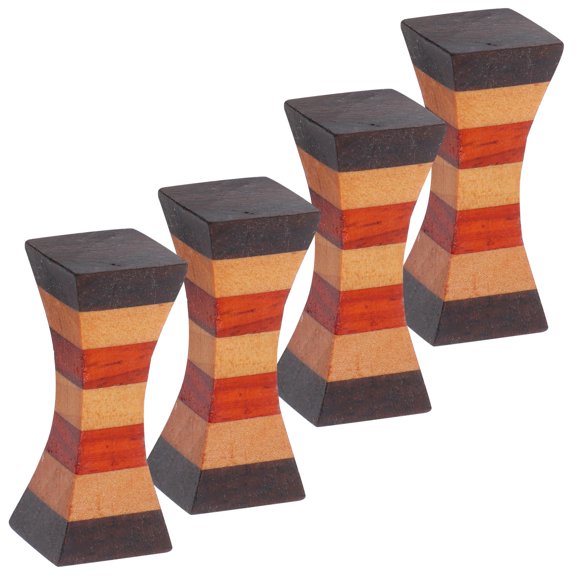 SOPOTUTU 4Pcs Wood Chopstick Rest Holder Stable Placement Table Decor for Family and Friends