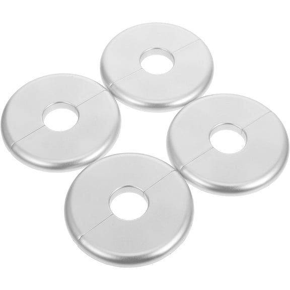 SOPOTUTU 4-Pack Water Pipe Wall Cover Split Flange Plates for Outdoor Swimming Pool Plumbing Maintenance