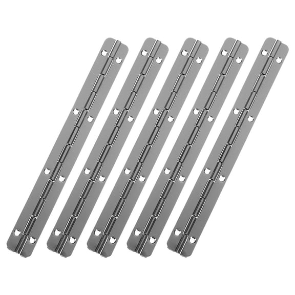SOPOTUTU Black Metal Piano Hinge for Home - Easy Installation, Versatile Use, Lightweight, 5Pcs