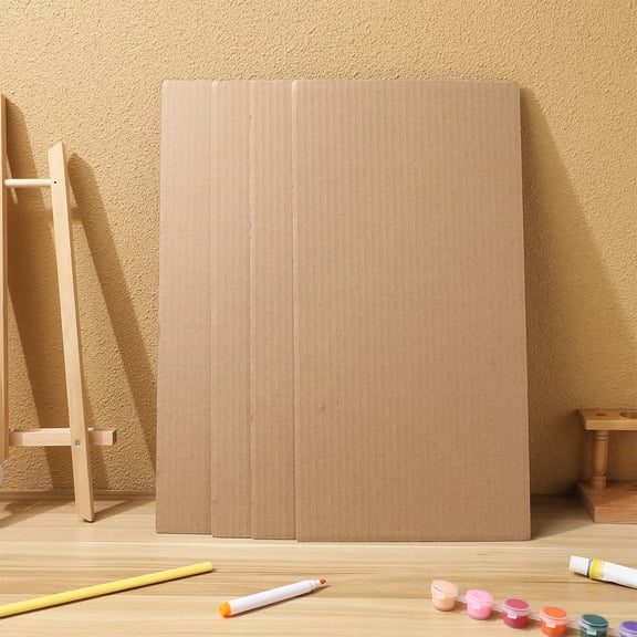 SOPOTUTU Khaki Corrugated Sheets for Packing Use Protective Cushioning Sturdy Reusable