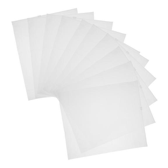 SOPOTUTU Frosted Zipper Pouches Transparent Pe for Clothing Storage 50Pcs