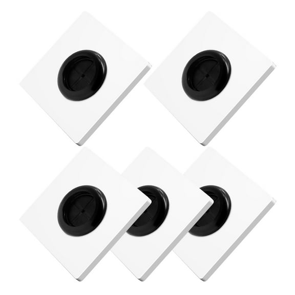 SOPOTUTU 5Pcs Wall Plate with Rubber Gasket Cable Pass Through for Home Theater Office Cable Management