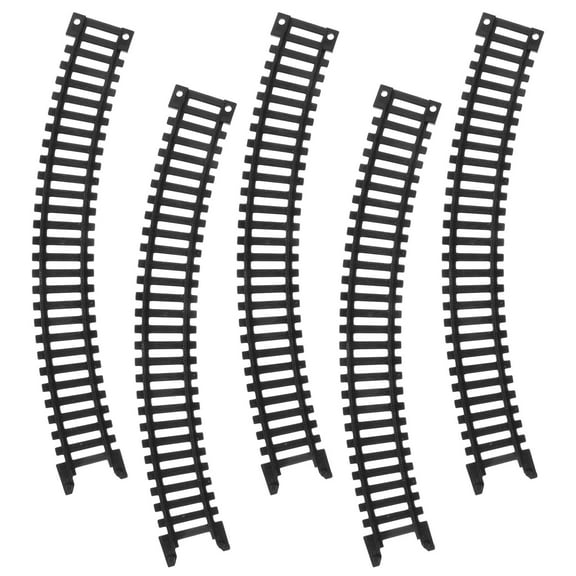 SOPOTUTU Train Track Black Plastic 5Pcs