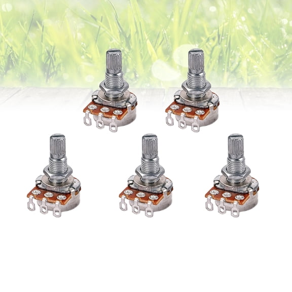 SOPOTUTU 5Pcs Digital Potentiometer B10k Brown Full Resistance for Guitar and Bass