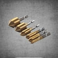 thumbnail image 1 of SOPOTUTU Countersink Metal Deburring Drill Tool Deburring Bit High Speed Steel 6 Pcs, 1 of 5