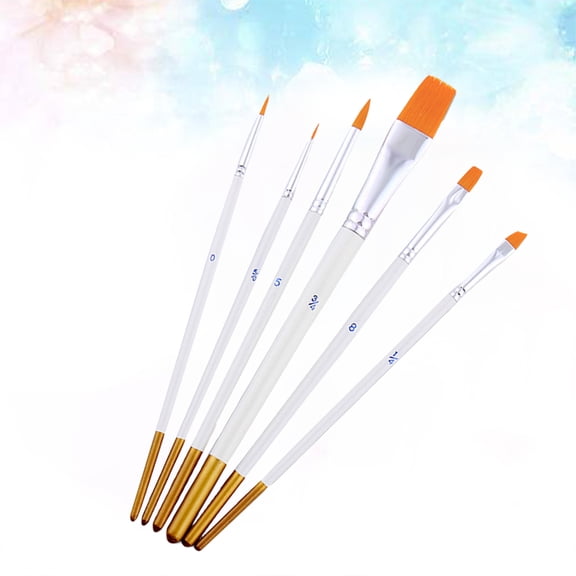 SOPOTUTU 6Pcs White Sugar Craft Cake Decorating Pens with Fine Tip for Pattern Drawing