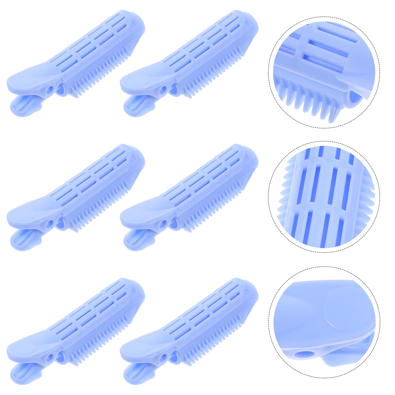 Root Riser Hair Clips SOPOTUTU 6Pcs Fluffy Root Hair Clips Blue for Volume Curl Styling and ...