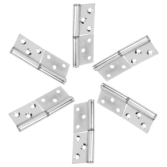 SOPOTUTU 6Pcs Heavy Duty Stainless Steel Flag Hinges for Doors and Cabinets 2.93X1.26X0.34in
