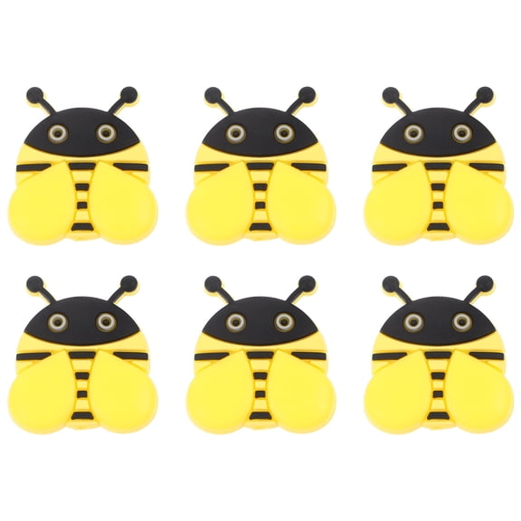 SOPOTUTU Lightweight Yellow Knitting Needle Caps for Craft Projects 6Pcs