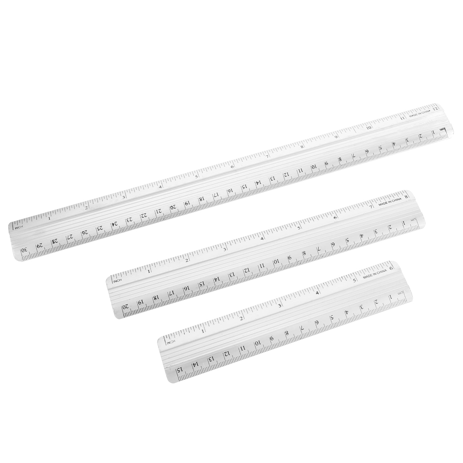 SOPOTUTU 6Pcs Aluminum Alloy Ruler Set Rule For Artists - Walmart.com