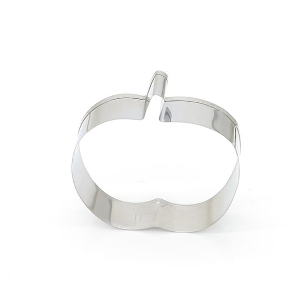 SOPOTUTU 7.9Inch Apple Shape Stainless Steel Cookie Molds 3 Pcs for Diy Projects