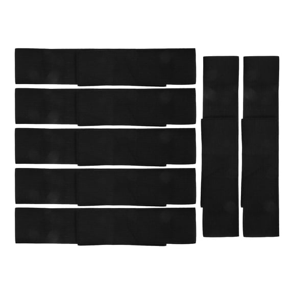 SOPOTUTU 7Pcs Heavy Duty Black Adjustable Elastic Tension Straps for Motorcycle Luggage and Gear